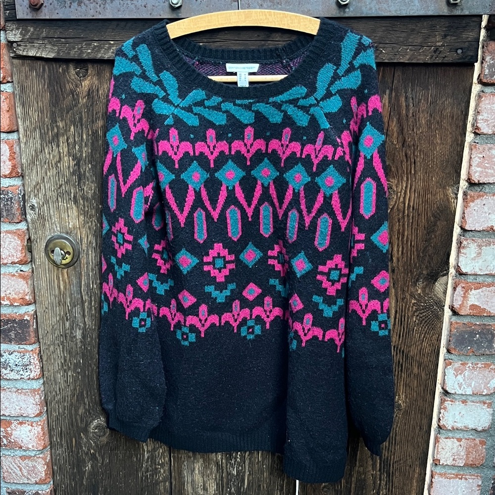 Canyon Retreat Colorful Patterned Sweater